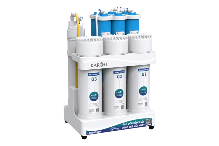 Máy lọc nước RO Karofi KAQ-U03 Pro 10 lõi